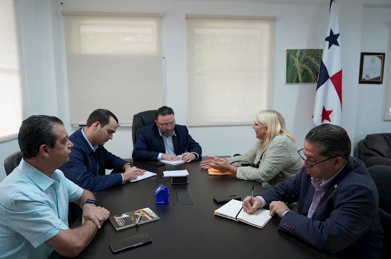 Reunión interinstitucional sobre estrategia nacional de bioeconomía en Panamá.