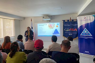 Colaboradores del ISA se capacitan sobre el Sistema de Ahorro y Pensiones de los Servidores Públicos (SIACAP).