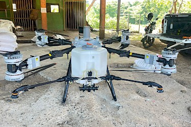 Dron de uso agrícola recibe la cobertura del ISA